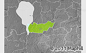 Physical Map of Rongu, desaturated