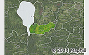 Satellite Map of Rongu, semi-desaturated