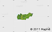 Satellite Map of Rongu, single color outside