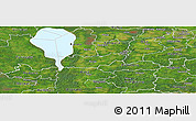 Satellite Panoramic Map of Rongu