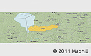 Savanna Style Panoramic Map of Rongu