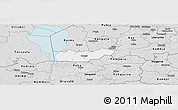 Silver Style Panoramic Map of Rongu