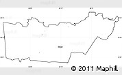 Blank Simple Map of Rongu, cropped outside