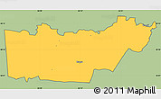 Savanna Style Simple Map of Rongu, cropped outside