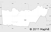 Silver Style Simple Map of Rongu