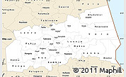 Classic Style Simple Map of Tartu