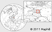 Blank Location Map of Tähtvere, highlighted country