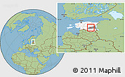 Savanna Style Location Map of Tähtvere, highlighted country, highlighted parent region