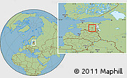 Savanna Style Location Map of Tähtvere