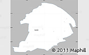 Gray Simple Map of Tähtvere, single color outside