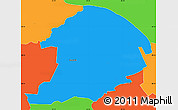 Political Simple Map of Tähtvere
