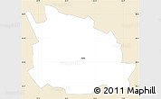 Classic Style Simple Map of Tartu Linn, single color outside