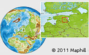 Physical Location Map of Ülenurme