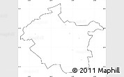 Blank Simple Map of Ülenurme, cropped outside, no labels