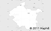 Silver Style Simple Map of Ülenurme