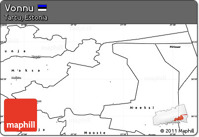 Blank Simple Map of Vonnu