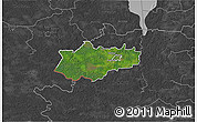 Satellite 3D Map of Helme, darken, desaturated