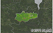 Satellite 3D Map of Helme, darken, semi-desaturated