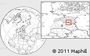 Blank Location Map of Helme, highlighted country, within the entire country
