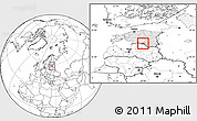 Blank Location Map of Helme, highlighted country