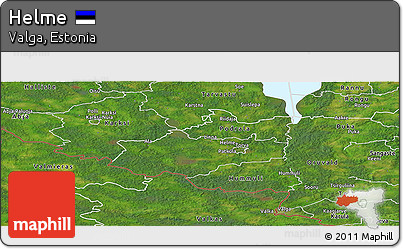 Satellite Panoramic Map of Helme