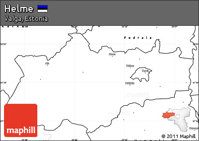 Blank Simple Map of Helme