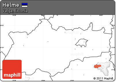 Blank Simple Map of Helme, no labels