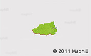 Physical 3D Map of Hummuli, cropped outside