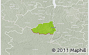 Physical 3D Map of Hummuli, lighten, semi-desaturated