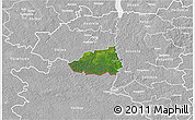 Satellite 3D Map of Hummuli, lighten, desaturated