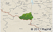 Satellite 3D Map of Hummuli, shaded relief outside