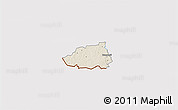 Shaded Relief 3D Map of Hummuli, cropped outside