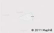 Silver Style 3D Map of Hummuli, single color outside