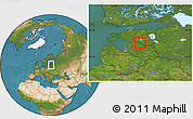Satellite Location Map of Hummuli