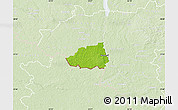 Physical Map of Hummuli, lighten
