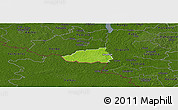 Physical Panoramic Map of Hummuli, darken