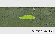 Physical Panoramic Map of Hummuli, darken, semi-desaturated