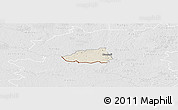Shaded Relief Panoramic Map of Hummuli, lighten, desaturated