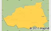 Savanna Style Simple Map of Hummuli
