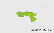 Physical 3D Map of Karula, single color outside