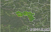 Satellite 3D Map of Karula, semi-desaturated