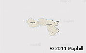 Shaded Relief 3D Map of Karula, single color outside