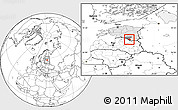 Blank Location Map of Karula, highlighted country, highlighted parent region