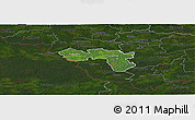 Satellite Panoramic Map of Karula, darken