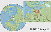Savanna Style Location Map of Pühajärve