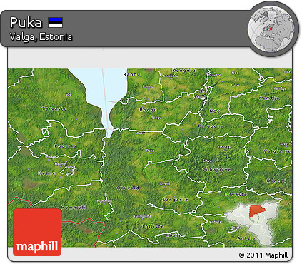 Satellite 3D Map of Puka