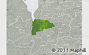 Satellite Map of Puka, lighten, semi-desaturated