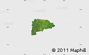 Satellite Map of Puka, single color outside