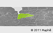 Physical Panoramic Map of Puka, desaturated
