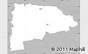 Gray Simple Map of Puka
